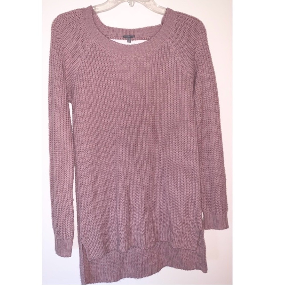 Charlotte Russe Mauve Knit Sweater